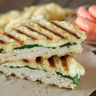 Brie & Turkey Panini Sandwich