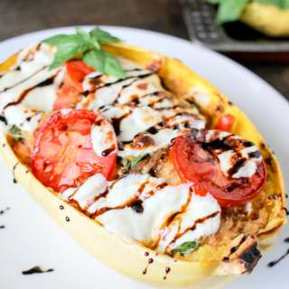 Caprese Stuffed Spaghetti Squash