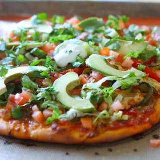 Loaded Chicken Fajita Pizza