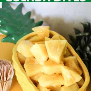 Boozy Pina Colada Bites