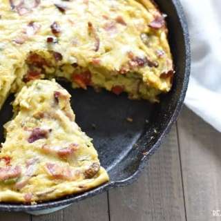 Bell Pepper Bacon Onion Frittata