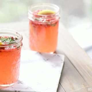 Raspberry Mint Moscato Lemonade