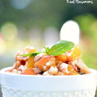 Grilled Peach Bruschetta