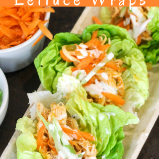 Instant Pot Buffalo Chicken Lettuce Wraps