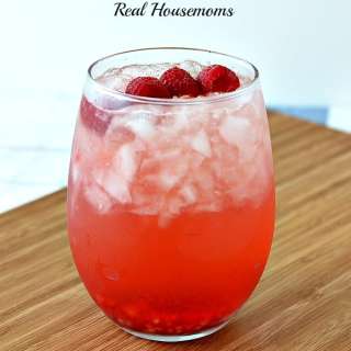 {Spiked} Raspberry Mango Strawberry Lemonade