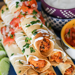 Air Fryer Chicken Taquitos