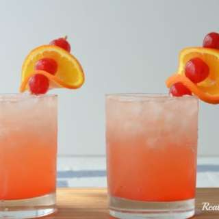 Tropical Sunset Cocktail