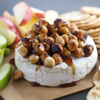 Baked Brie with Brown Sugar Hazelnuts