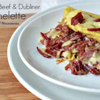Corned Beef and Dubliner Omelette