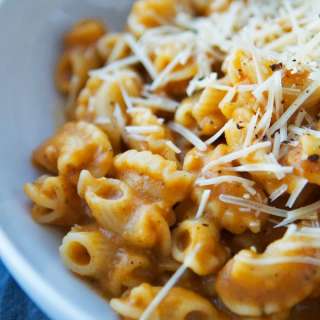 Crockpot Butternut Squash Alfredo