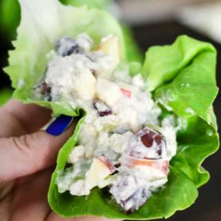 Easy Chicken Salad Lettuce Wraps