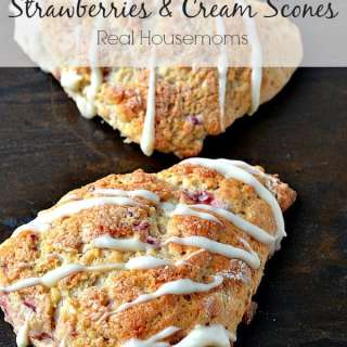 Strawberries & Cream Scones