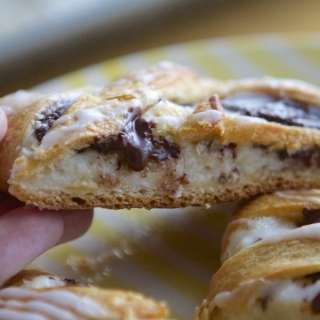 Chocolate Cream Cheese Danish
