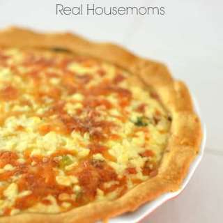 Mushroom, Sausage & Swiss Quiche