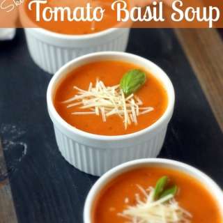 Skinny Tomato Basil Soup