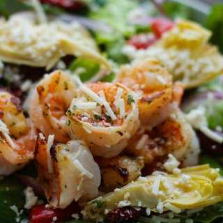 Antipasto Grilled Shrimp Salad