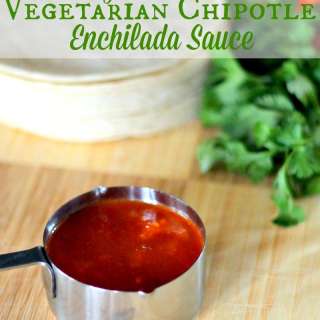 Easy Homemade Vegetarian Chipotle Enchilada Sauce