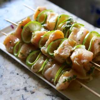 Grilled Cilantro Lime Chicken Skewers