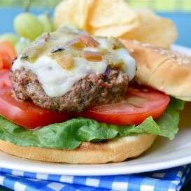 Green Chile Cheeseburger