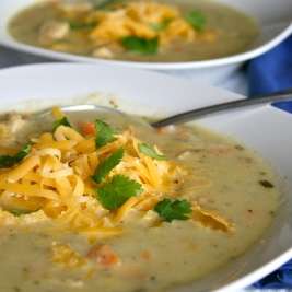 Creamy Green Chile Chicken Soup Recipe
