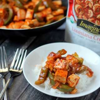 Creole Tofu with Onions and Peppers