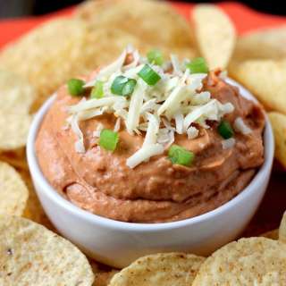 The Best Ever Party Dip–Creamy Chipotle Bean Dip