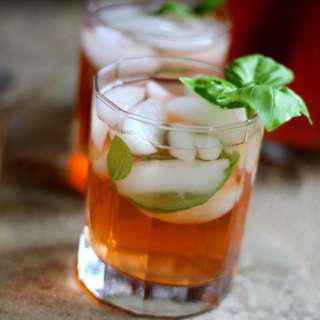 Basil Infused Iced Tea
