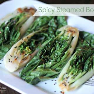 Spicy Steamed Bok Choy