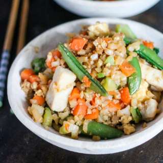 Chicken Fried Riced Cauliflower (Convenient family meal)
