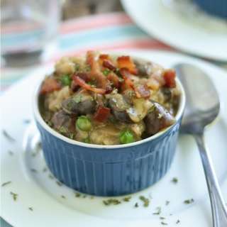 Bacon & Mushroom Risotto Recipe