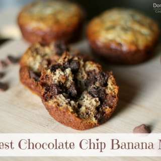 The Best Chocolate Chip Banana Muffins