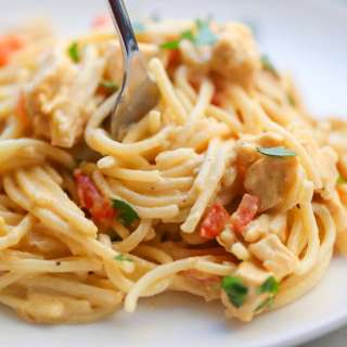 Cheesy Chicken Spaghetti Recipe