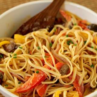 Skinny Vegetable Cajun Pasta