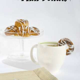 Cinnamon Roll Mini Donuts