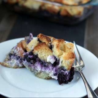 Overnight Blueberry Stuffed French Toast