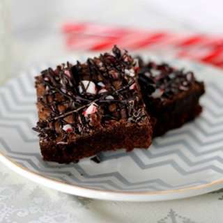 Dark Chocolate Peppermint Brownies