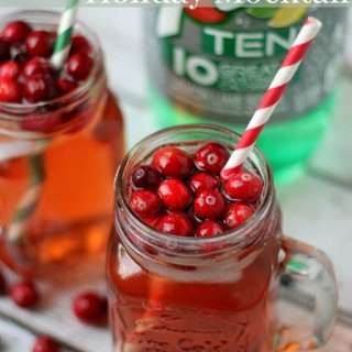 Cranberry Ginger Cocktail & Mocktail