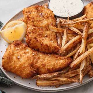 Air Fryer Fish and Chips
