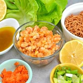 Ginger Shrimp Lettuce Wraps