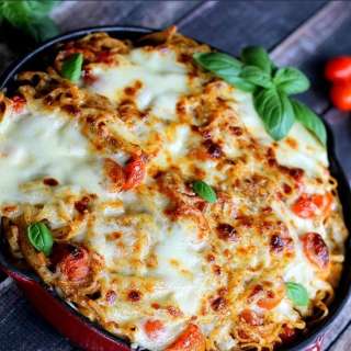 Baked Caprese Pasta