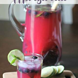 Blueberry Basil Margaritas