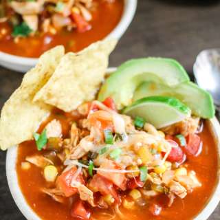 Slow Cooker Chicken Tortilla Soup