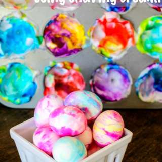 Easy Dyed Easter Eggs