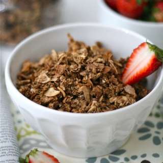 Chocolate Granola Recipe with Almonds