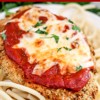 Air Fryer Chicken Parmesan (easy and healthy)