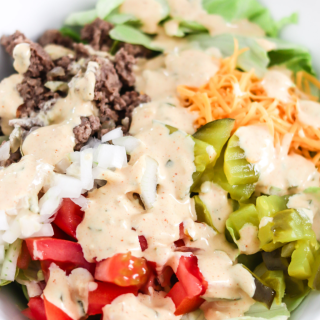Big Mac Salad (low carb)