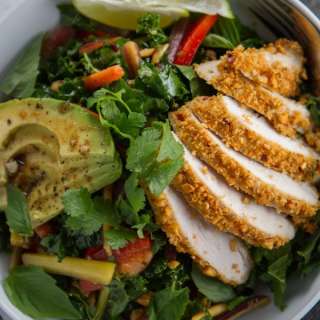 Crunchy Thai Peanut Chicken Salad