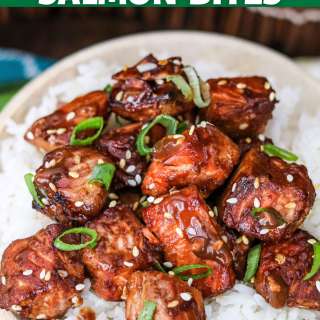 Air Fryer Salmon Bites
