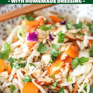 Asian Salad with homemade dressing