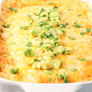 Creamy Chicken Enchiladas